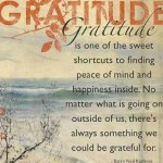 Thursday Thoughts – Gratitude