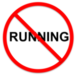 My “no running” week